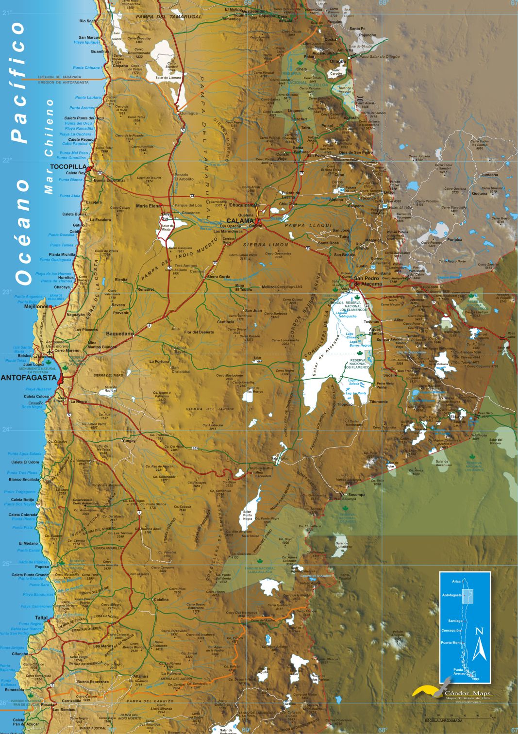 Chile Karte 01
